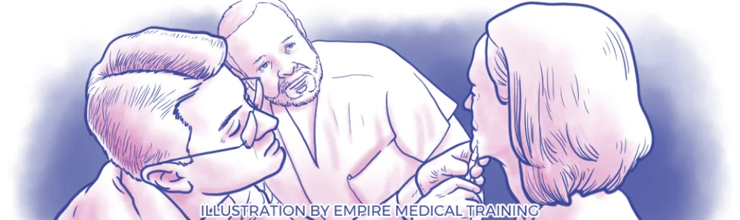 physicians injecting botox