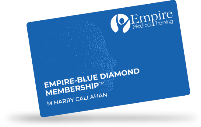 empire blue diamond card