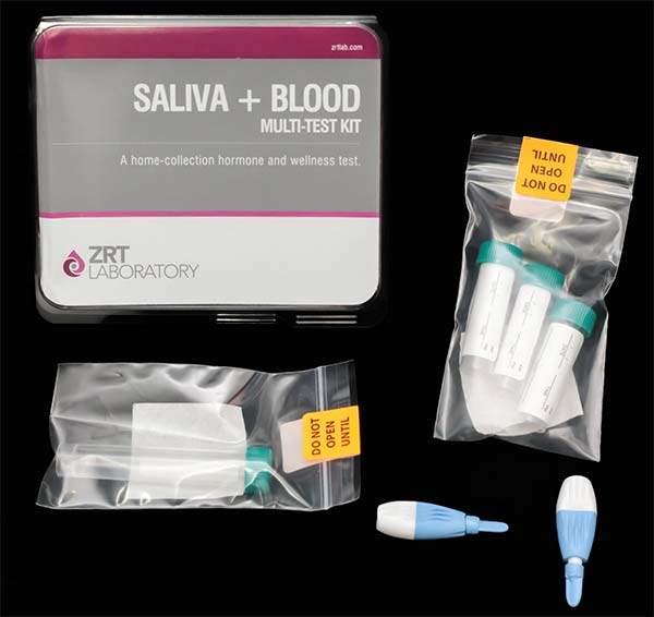 saliva and blood anti-aging test