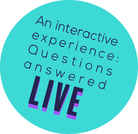 Interactive Live Q & A Button