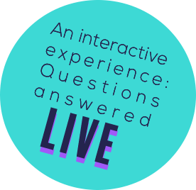 Interactive Live Q & A Button