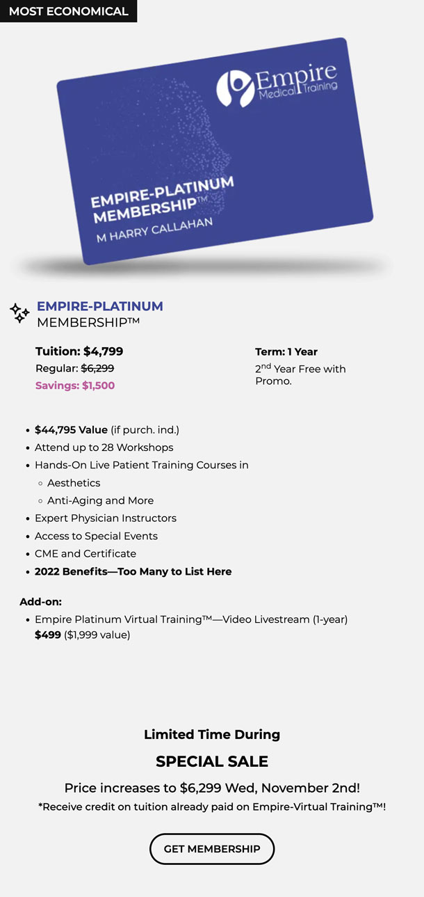 platinum membership