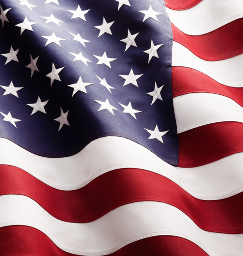Memorial Day Promo USA Flag