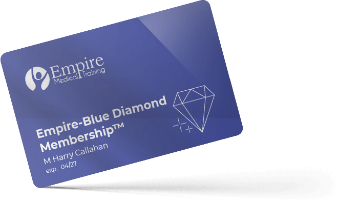 empire blue diamond card