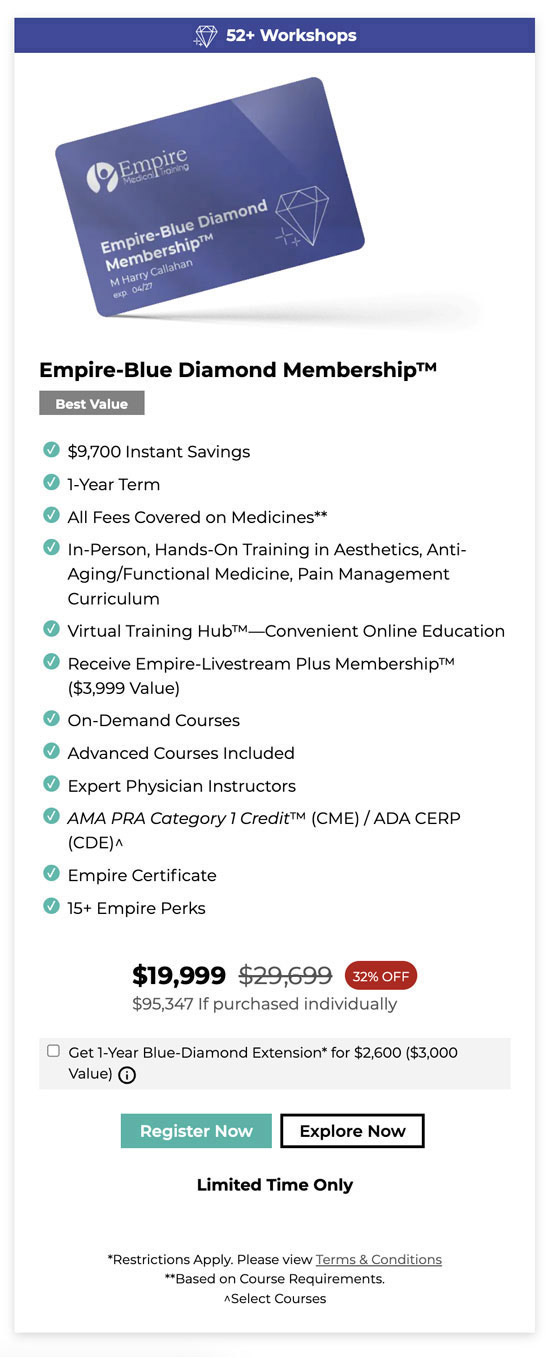 blue diamond membership