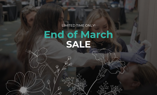 end of march sale background