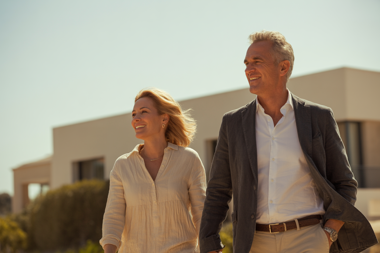 Healthy mature couple — bioidentical hormone replacement therapy