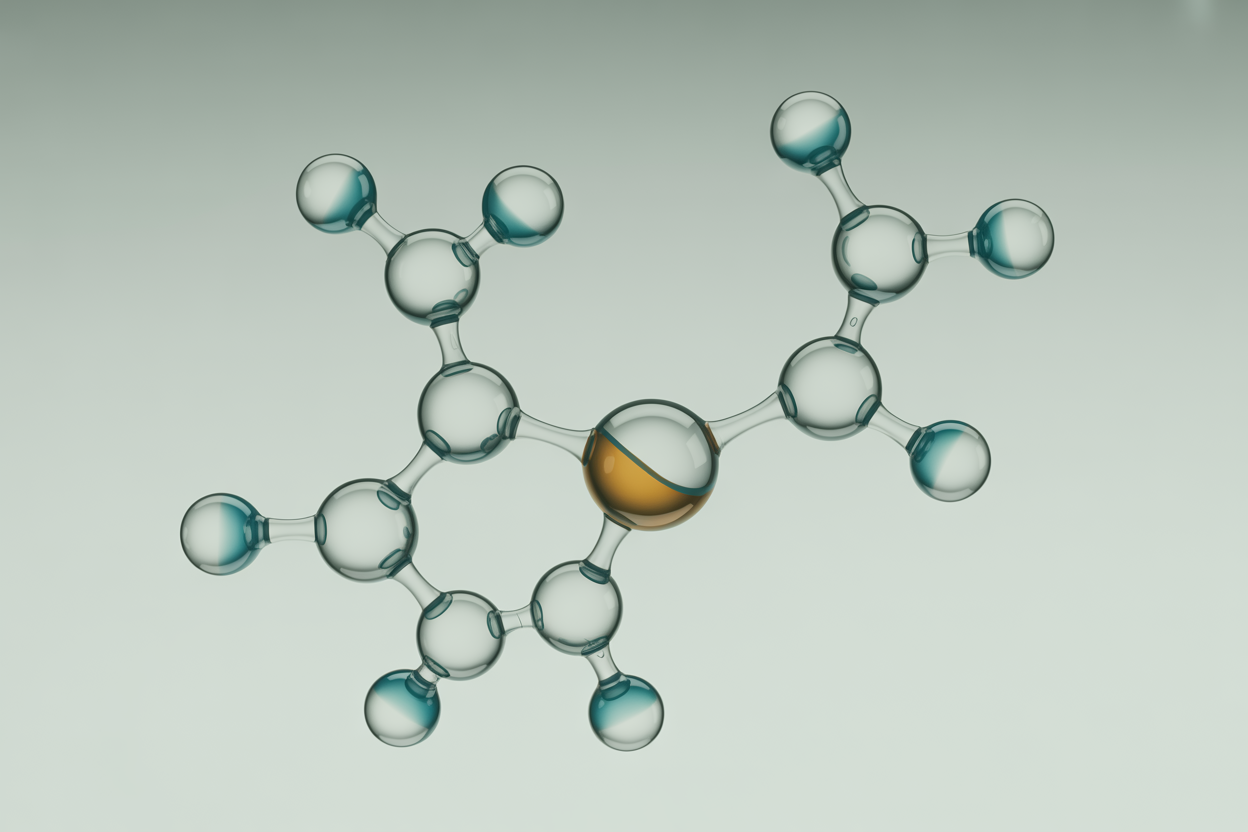 Testosterone molecule illustration