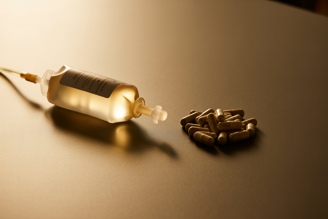 IV versus oral supplements comparison