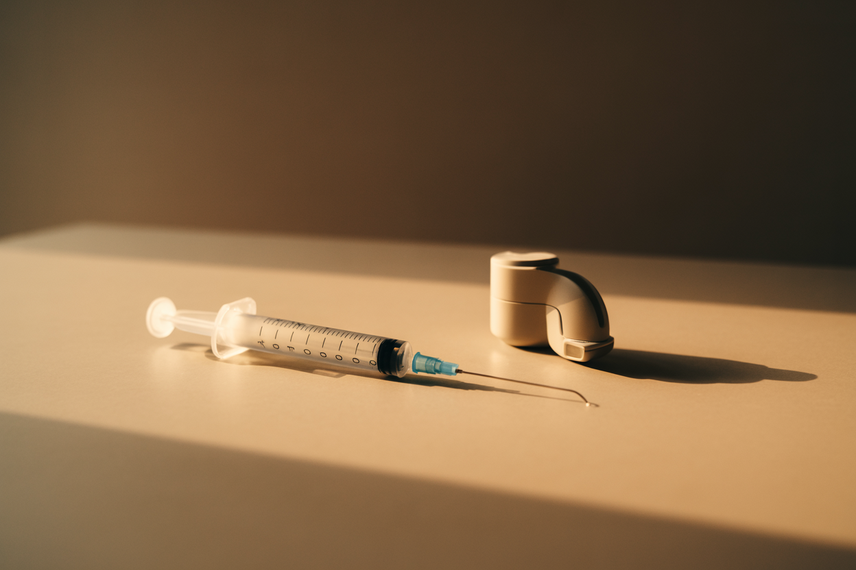ED treatment devices — clinical still life