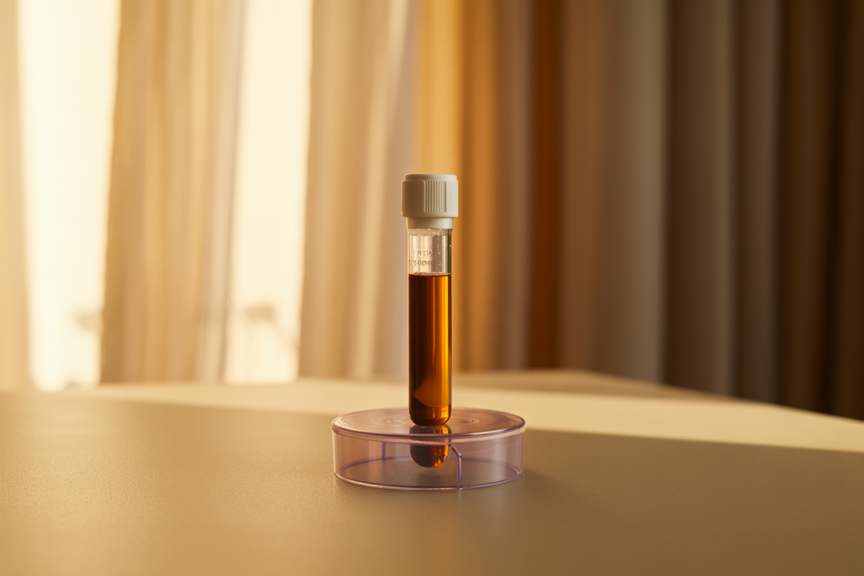 PRP regenerative therapy — clinical still life