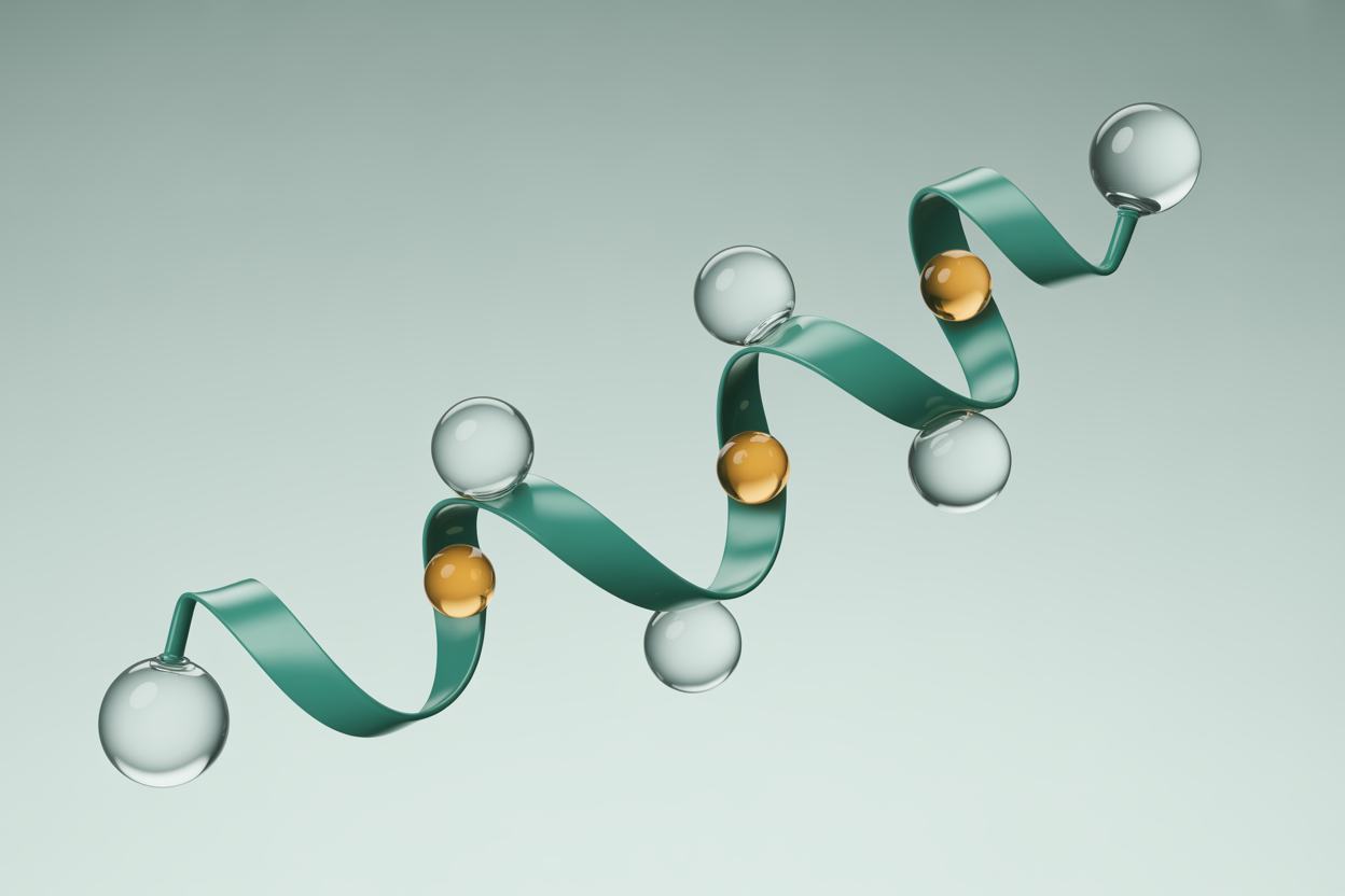 GLP-1 molecule illustration