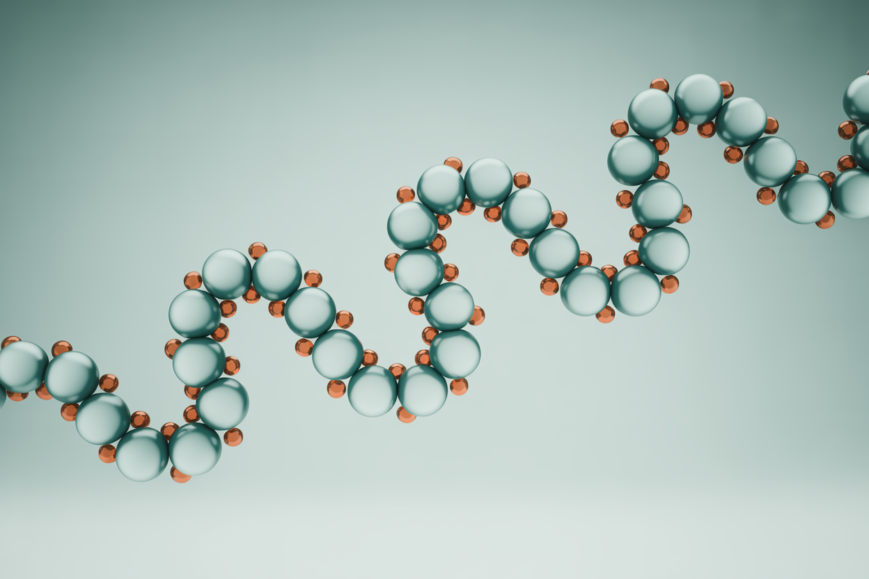 Liraglutide GLP-1 molecule illustration